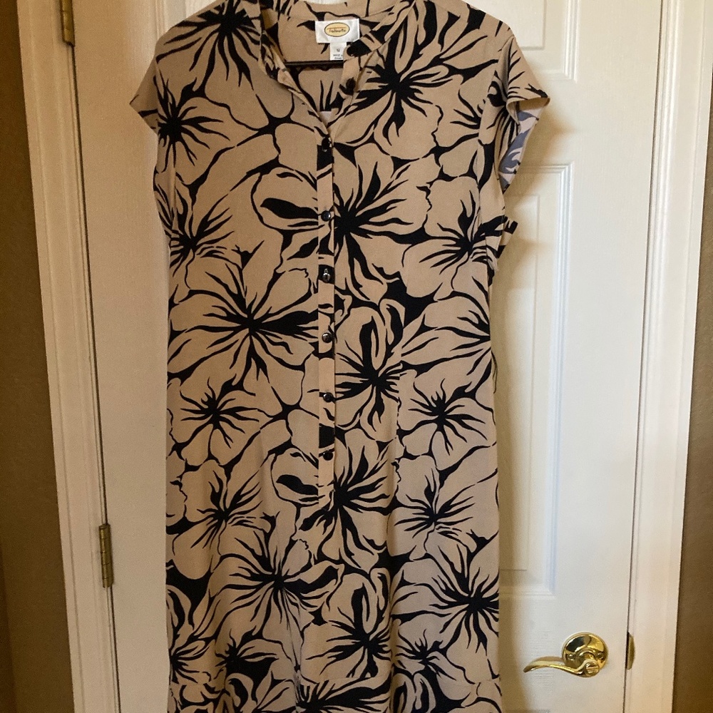 Talbots Size 12 Stretchy Knit Dress
